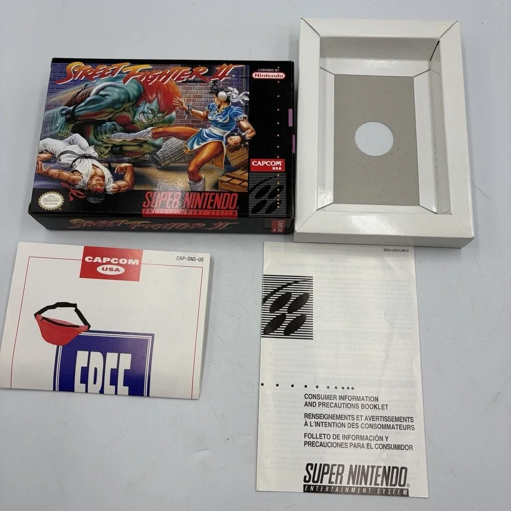 Street Fighter II (Super Nintendo | SNES) Authentic Box Only With Inserts